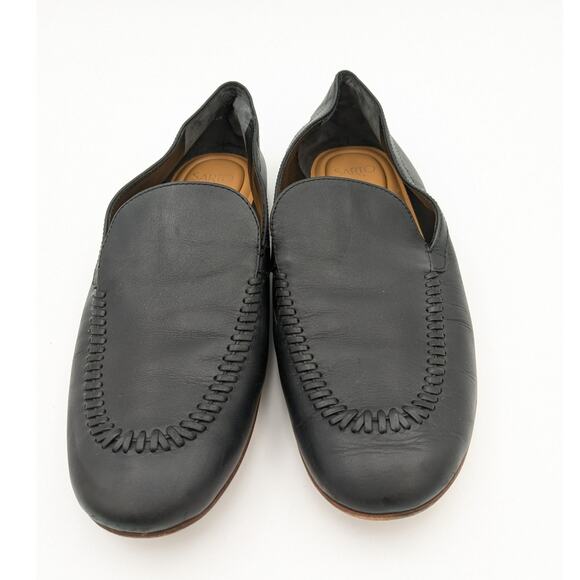 Franco Sarto Flexa Gala Women's Black leather Loafers size US7.5M EU38 - Picture 2 of 12